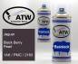 Preview: Jaguar, Black Berry Pearl, 1AK / PMC / 2163: 400ml Sprühdose + 400ml Klarlack - Set, von ATW Autoteile West.